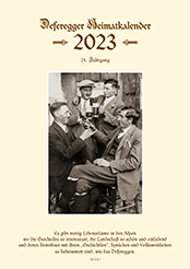 Abbildung Deferegger Heimatkalender 2023